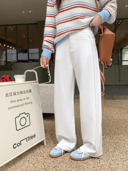 <曾小咸推荐>2.14现货秒杀 ！微信超特价！韩系撞色条纹毛衣 日常209.99 立减120 秒杀89.99！！ 商品图6