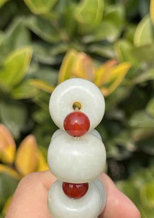 白玉大剁珠手链，顺丰包邮 商品图4