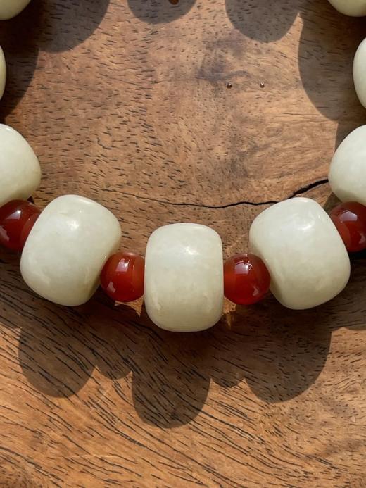 白玉大剁珠手链，顺丰包邮 商品图8