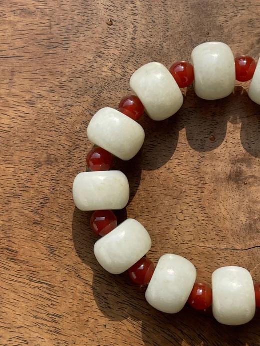 白玉大剁珠手链，顺丰包邮 商品图6