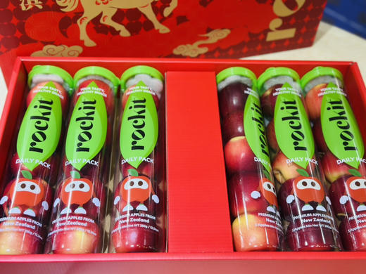 新西兰火箭筒苹果礼盒装（6筒装） 商品图3