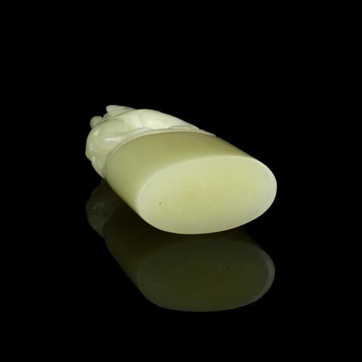 孤品17713寿山芙蓉石古兽钮随形章书画闲章质地温润-2.5*1.4*5.7cm 商品图4