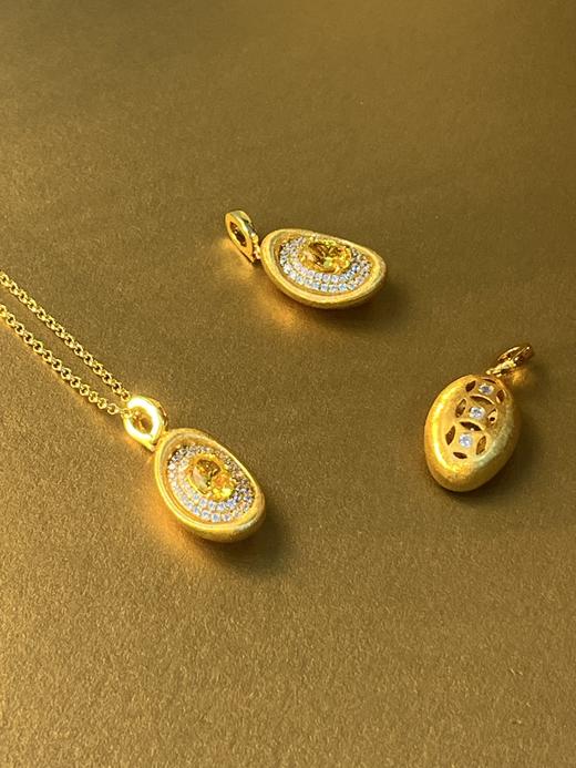 金福元宝  招财进宝 银镀金首饰  （非质量问题  不退不换） 商品图4