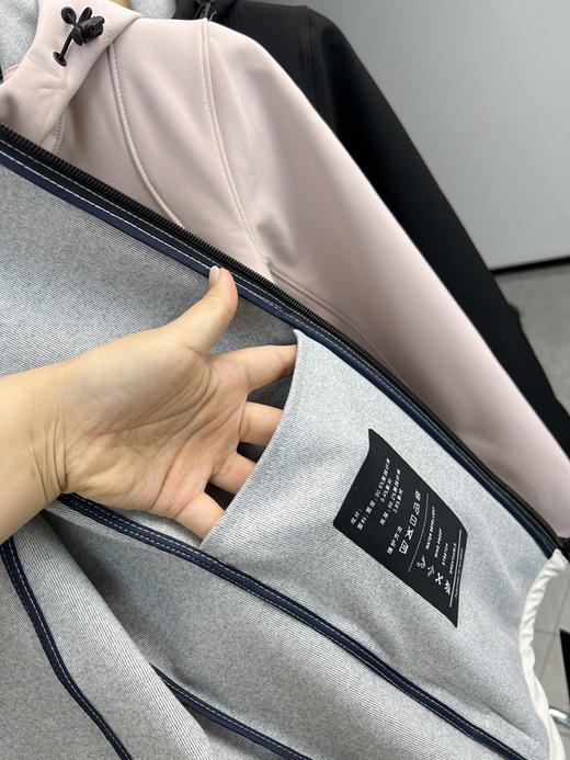 户外高端！防泼水面料！外贸女装秋季连帽防风休闲夹克冲锋衣外套 商品图5