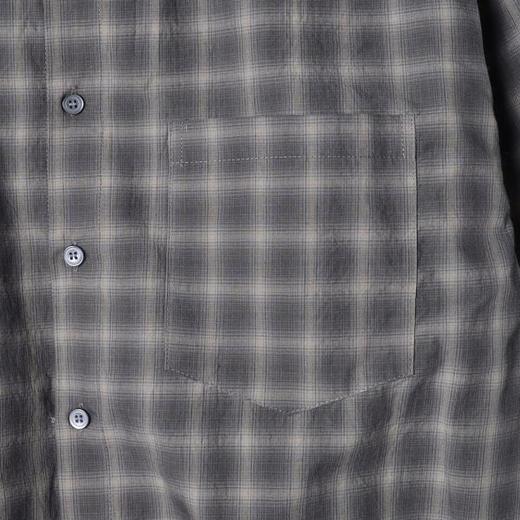 SDSA男士春夏新款痞帅男装韩版撞色格纹格子套头衬衫百搭宽松时尚 商品图2