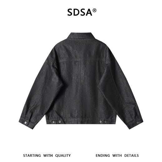 J6019SDSA男士春夏新款痞帅男装美式复古纽扣翻领夹克外套百搭时尚简约 商品图4