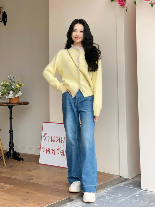 【百图lulu定制】【轻松牛仔裤】棉莱赛尔混纺 轻松 直筒牛仔裤 商品图10