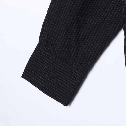 2672SDSA男士春夏新款痞帅男装韩版简约竖纹格子设计长袖衬衫百搭时尚 商品图4