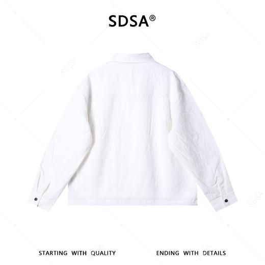C7001SDSA春夏新款痞帅男装韩版拼接撞色假两件翻领衬衫百搭套头衬衣 商品图4