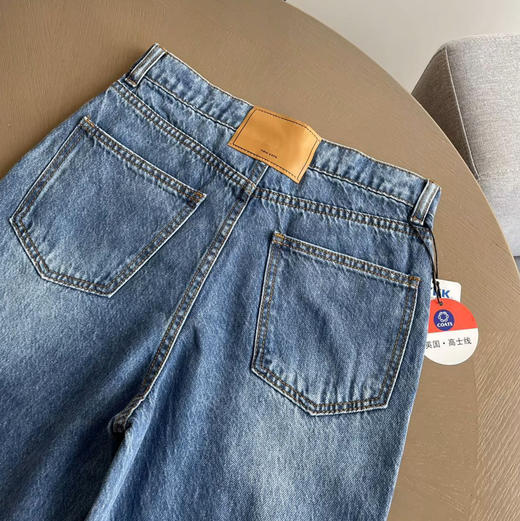 亚历山大王女士中腰直筒裤 直筒牛仔裤012901 商品图6