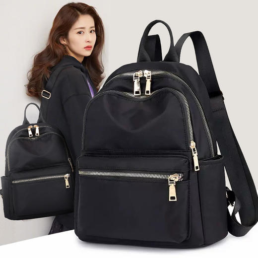 丁摩 新款女双肩包轻便防水尼龙布包 旅行背包韩版潮5ZF-620 商品图0