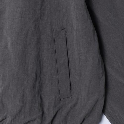 SDSA男士春夏新款痞帅男装老钱风商务纯色拉链翻领夹克外套百搭 商品图2