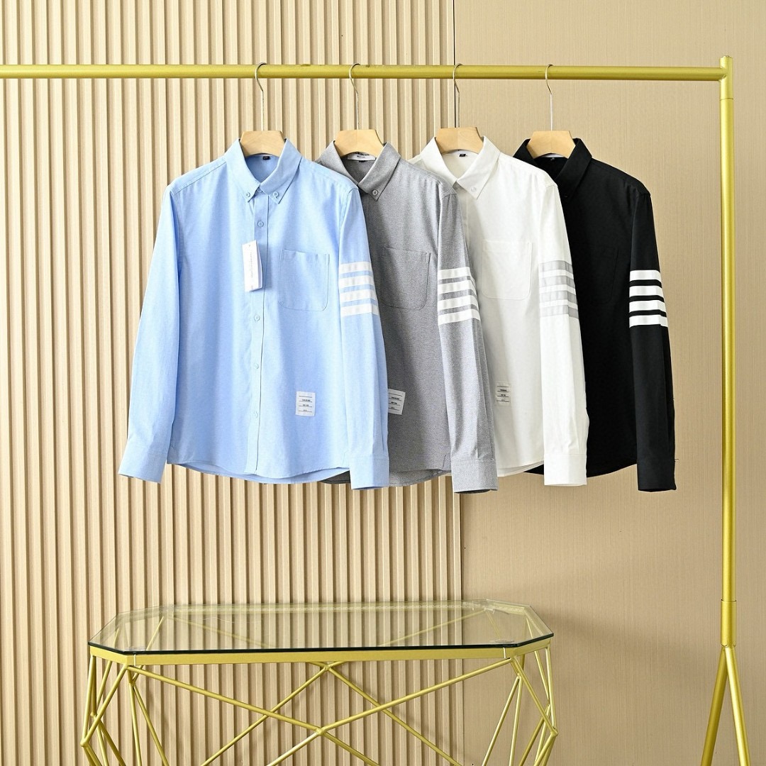 汤姆布朗2026SS TB衬衫外套四条杠织带长袖衬衣