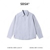 SDSA男士春夏新款痞帅男装复古设计感拼接按扣翻领夹克外套百搭 商品缩略图0