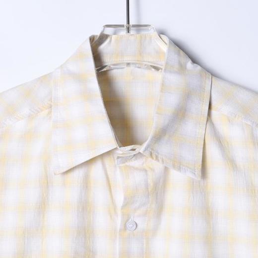 SDSA男士春夏新款痞帅男装韩版撞色格纹格子套头衬衫百搭宽松时尚 商品图1