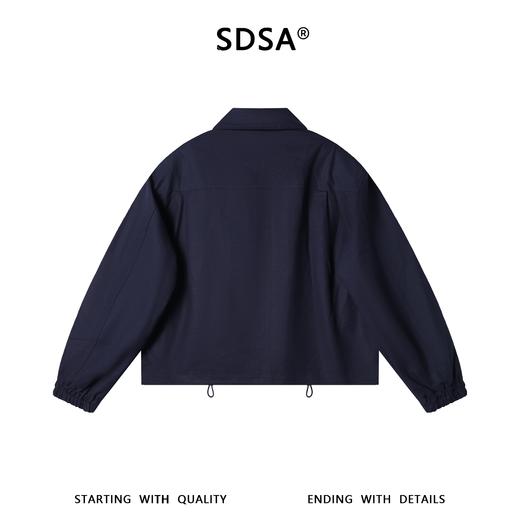 36003SDSA男装2026新款高贵轻奢时尚撞色拼接拉链翻领夹克外套百搭简约 商品图5
