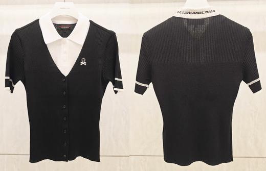 M&L春夏新款女士织带🎀针织短袖来啦！渠道高品质❗️这件要买啊！真的hin可爱🥰！简约气质穿搭教科书！不管是打球还是日常休闲，都有种高阶时髦感！不管是韩系！ 商品图2