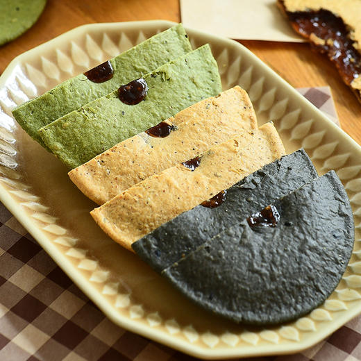 【一方云拾·三色肚脐饼】 经典传统小吃 古早味肚脐饼 外酥内软 满口小麦和地瓜的香气 商品图1