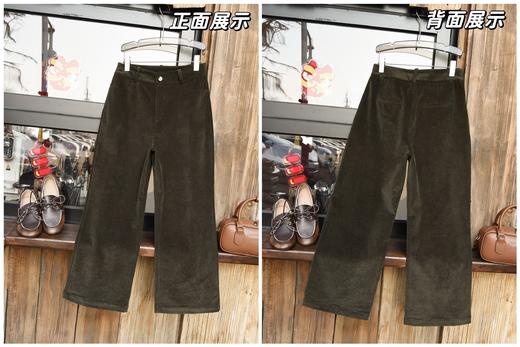 360°唤醒显瘦本能旷野仙踪灯芯绒九分微喇裤 商品图14
