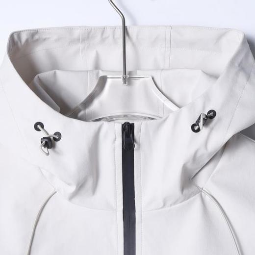 SDSA男装2026新款高贵轻奢美式百搭纯色拉链立领连帽夹克外套宽松 商品图1