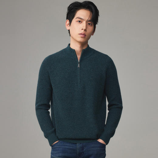 PALUOPO/PL半高领拉链男衫/ET23876R/约重365g帕罗 商品图5