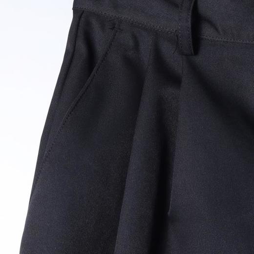 SDSA男装2026新款高贵轻奢百搭纯色收褶阔腿休闲裤时尚简约裤子 商品图2