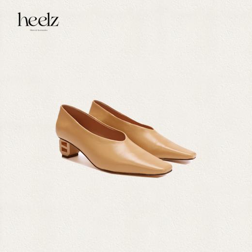 heelz设计师手工鞋履 ｜H灯笼跟羊皮鸭嘴奶奶鞋45mm 商品图2