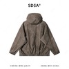 SDSA男士春夏新款痞帅男装美式时尚拼接拉链立领连帽夹克外套百搭 商品缩略图4