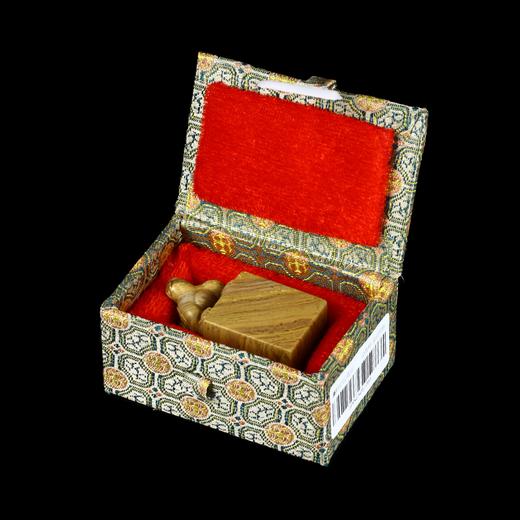 孤品17703 木纹石龟钮方章姓名章书画印章藏书印-2.5*2.5*4.8cm 商品图5