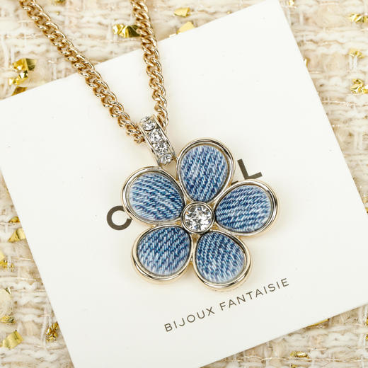 香奈儿 仿牛仔花花双c项链（XTY） 商品图7