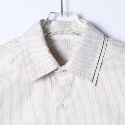 2672SDSA男士春夏新款痞帅男装韩版简约竖纹格子设计长袖衬衫百搭时尚 商品图2