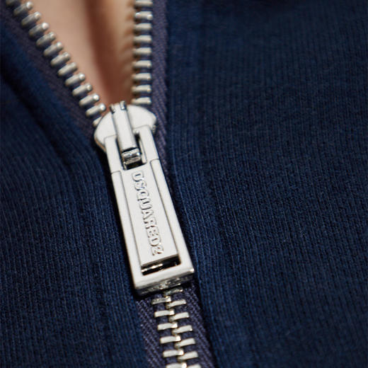 DSQUARED2 女士字母徽标印花棉质短款卫衣 深蓝色 S75GU0604 S25030 524 商品图3