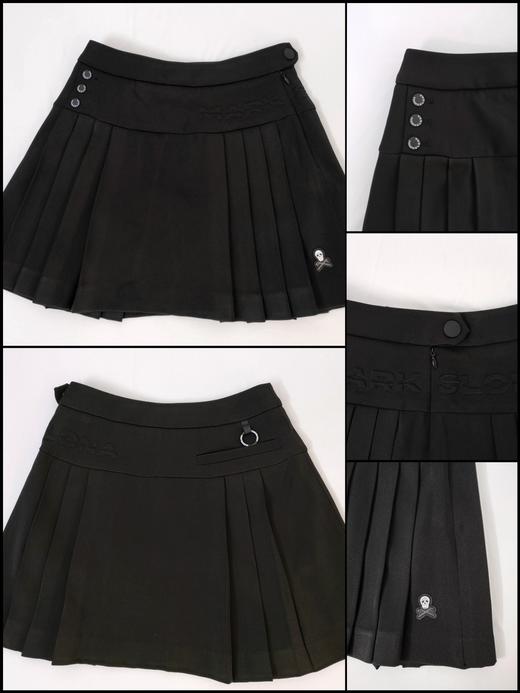 M&L春季新款女士百褶运动短裙来啦！这款弹力薄雾面短裙融合运动时尚风格和活力十足的百褶设计，搭配💀徽标，彰显经典格调。春夏秋是与百褶最相配的季节，经典舒适仿佛从来不会过时！ 商品图1