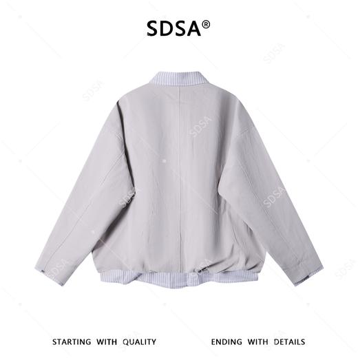 SDSA男士春夏新款痞帅男装韩版休闲假两件翻领夹克外套百搭时尚 商品图4