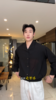 SDSA男士春夏新款痞帅男装时尚简约短款纯色长袖衬衫百搭宽松衬衣 商品缩略图0