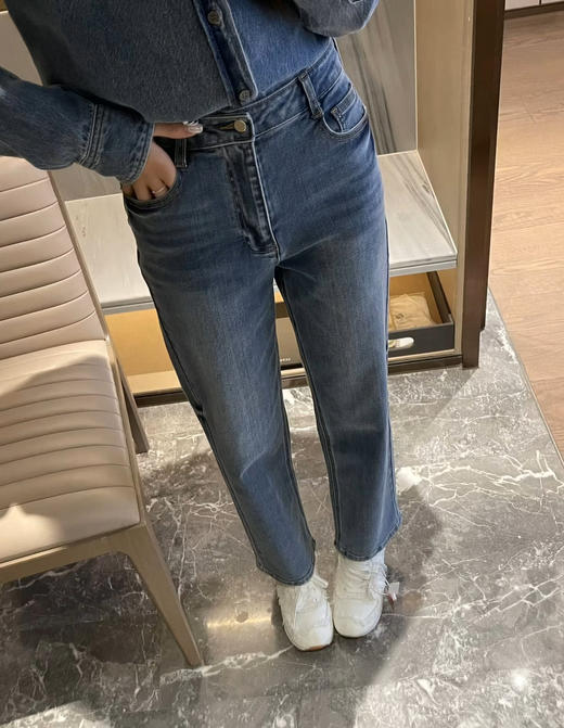 Jnby早春直筒牛仔裤013102 商品图0
