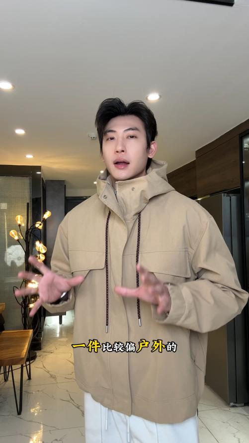 J6006SDSA男士春夏新款痞帅男装美式简约复古工装连帽夹克外套百搭时尚 商品图0