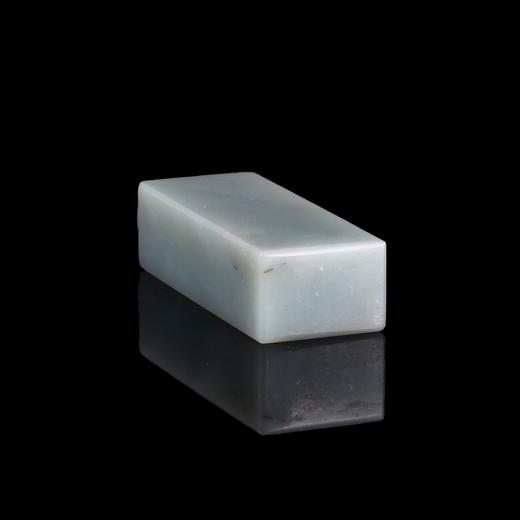 孤品17705天青石如意钮扁章书画闲章藏书印小楷牙章-1.0*1.5*4.7cm 商品图4