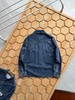 春夏男士简约布标复古纯棉宽松牛仔衬衫外套 商品缩略图4