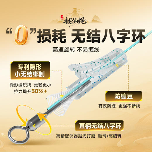 【积分兑换】【单卷】2026新品佳钓尼无二捆仙绳全无结线组鲫鱼成品主线鱼线渔具配件 商品图4
