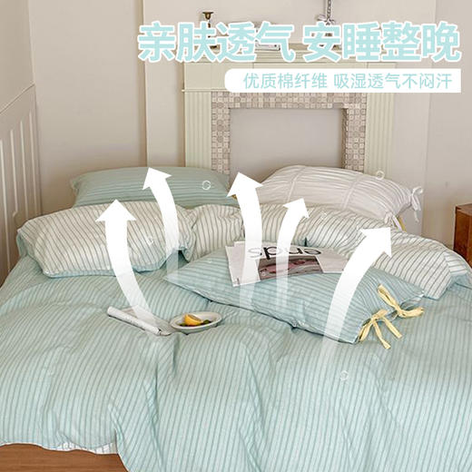 【品牌直发】加倍生活 A类全棉小清新四件套yc0228005 商品图1