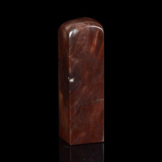 孤品17726老挝紫檀石素章方章落款章礼品印章-2.2*2.2*7.8cm 商品图1