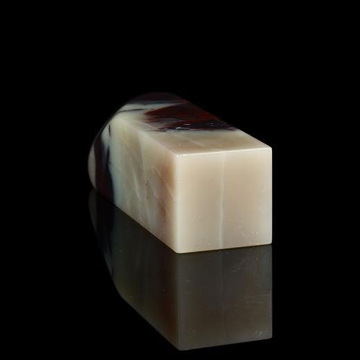 孤品17727老挝紫檀石素章方章落款章礼品印章 -2.8*2.8*10.0cm 商品图4