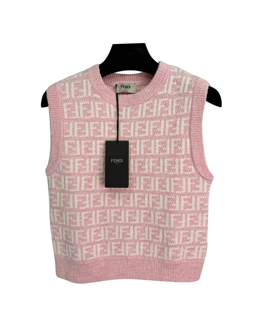 女款提花针织背心马甲fe011 商品图0