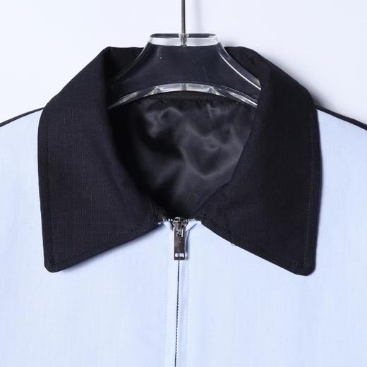 36003SDSA男装2026新款高贵轻奢时尚撞色拼接拉链翻领夹克外套百搭简约 商品图2