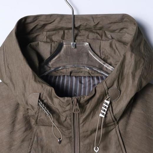 SDSA男士春夏新款痞帅男装美式时尚拼接拉链立领连帽夹克外套百搭 商品图1