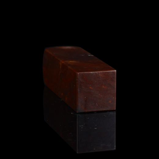 孤品17726老挝紫檀石素章方章落款章礼品印章-2.2*2.2*7.8cm 商品图4