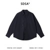 SDSA男士春夏新款痞帅男装老钱风肌理纹假两件衬衫百搭时尚衬衣 商品缩略图0