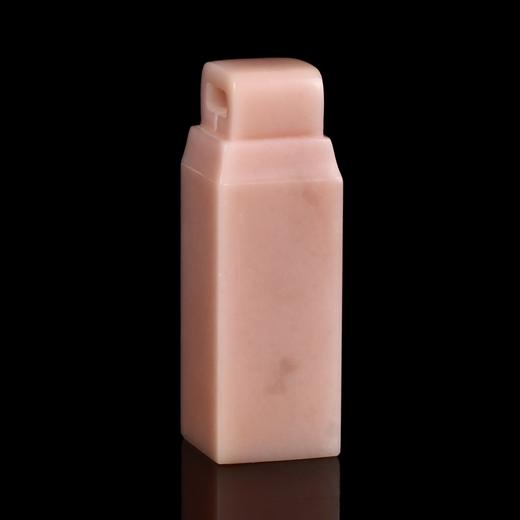 孤品17734云南粉冻博古钮方章姓名章书画闲章-1.6*1.6*4.8cm 商品图3