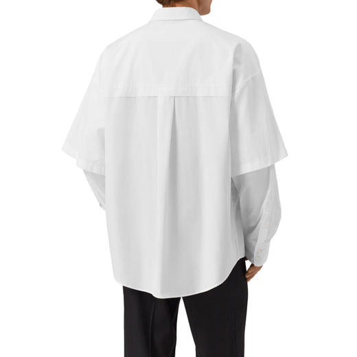 DSQUARED2 男士字母徽标印花棉质长袖衬衫 白色 S74DM0947 S36275 100 商品图2